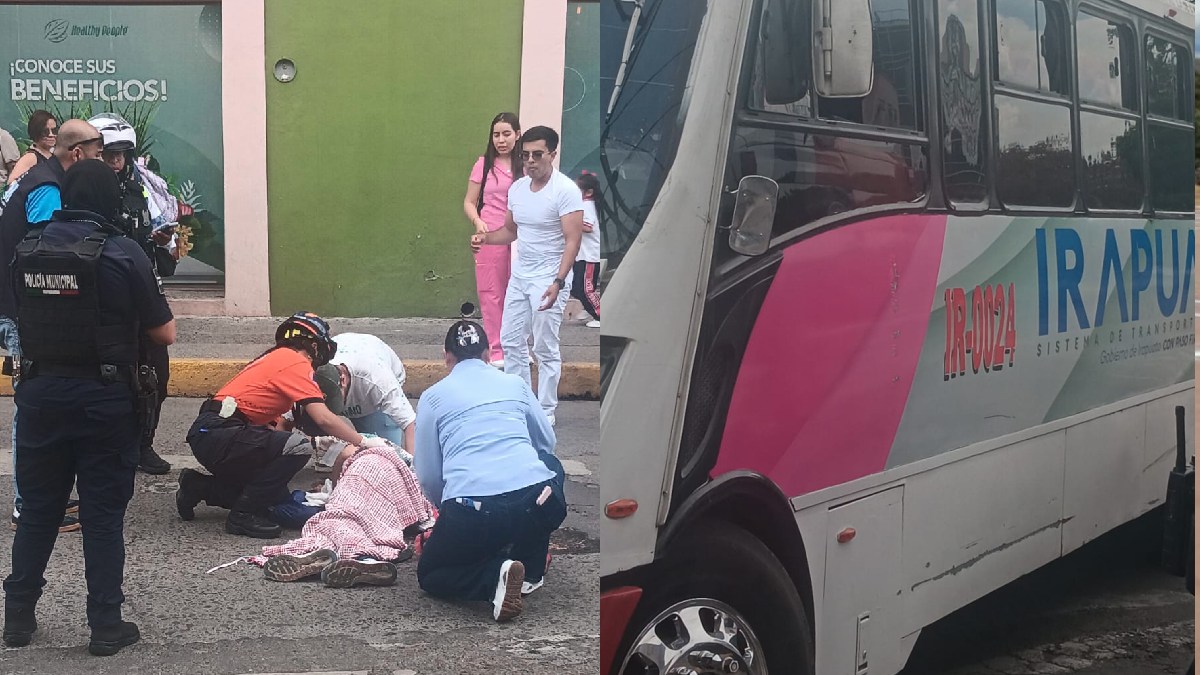 mujer atropellada en Irapuato