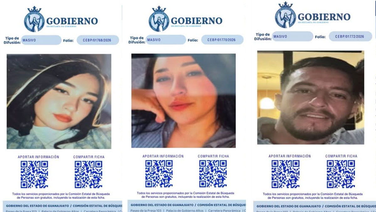 Salamanca desaparecidos Brisa Flores Wendy Flores Miguel Rodríguez