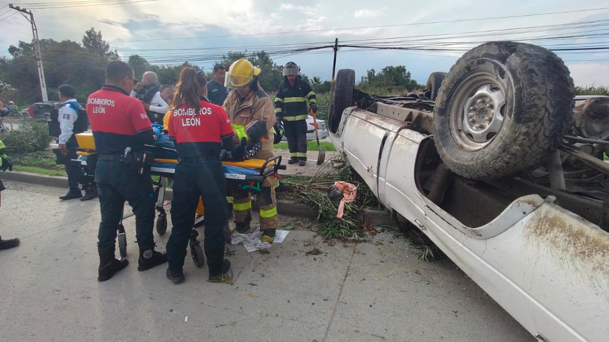 volcadura en Las Joyas