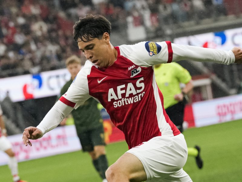 Mateo Chávez marca golazo en triunfo y AZ Alkmaar reafirman liderato