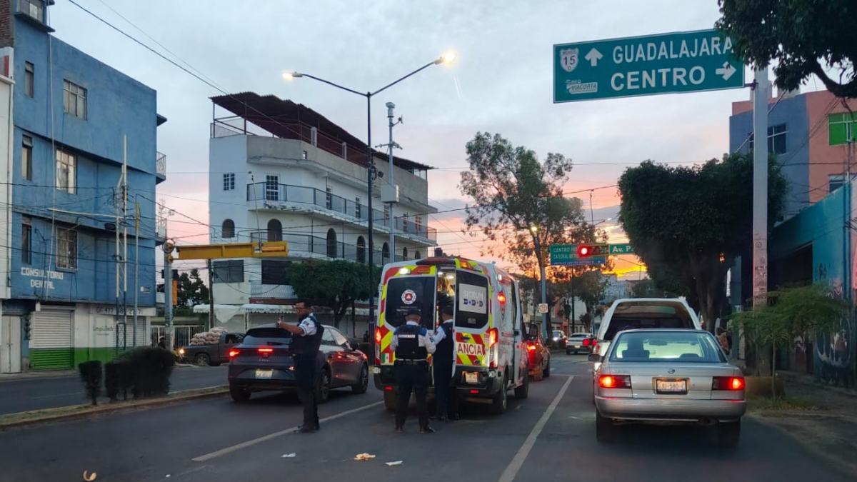 Accidente en moto en León
