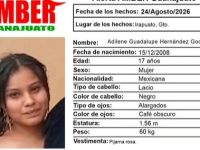 Buscan a Adilene Guadalupe, de 17 años; activan Alerta Amber en Guanajuato