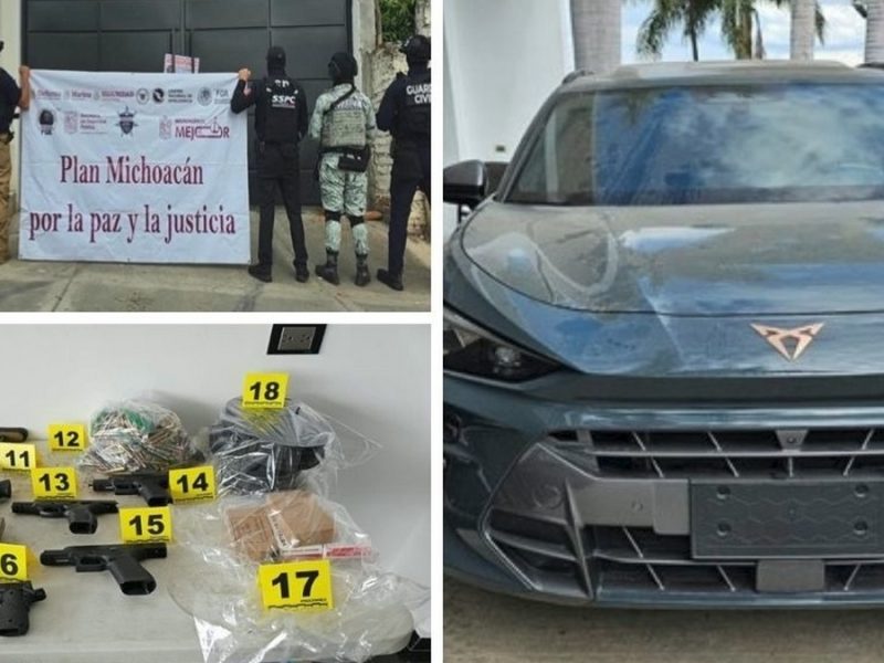 Aseguramiento de armas en bastión de ‘El Tío Lako’: hallan arsenal en Michoacán