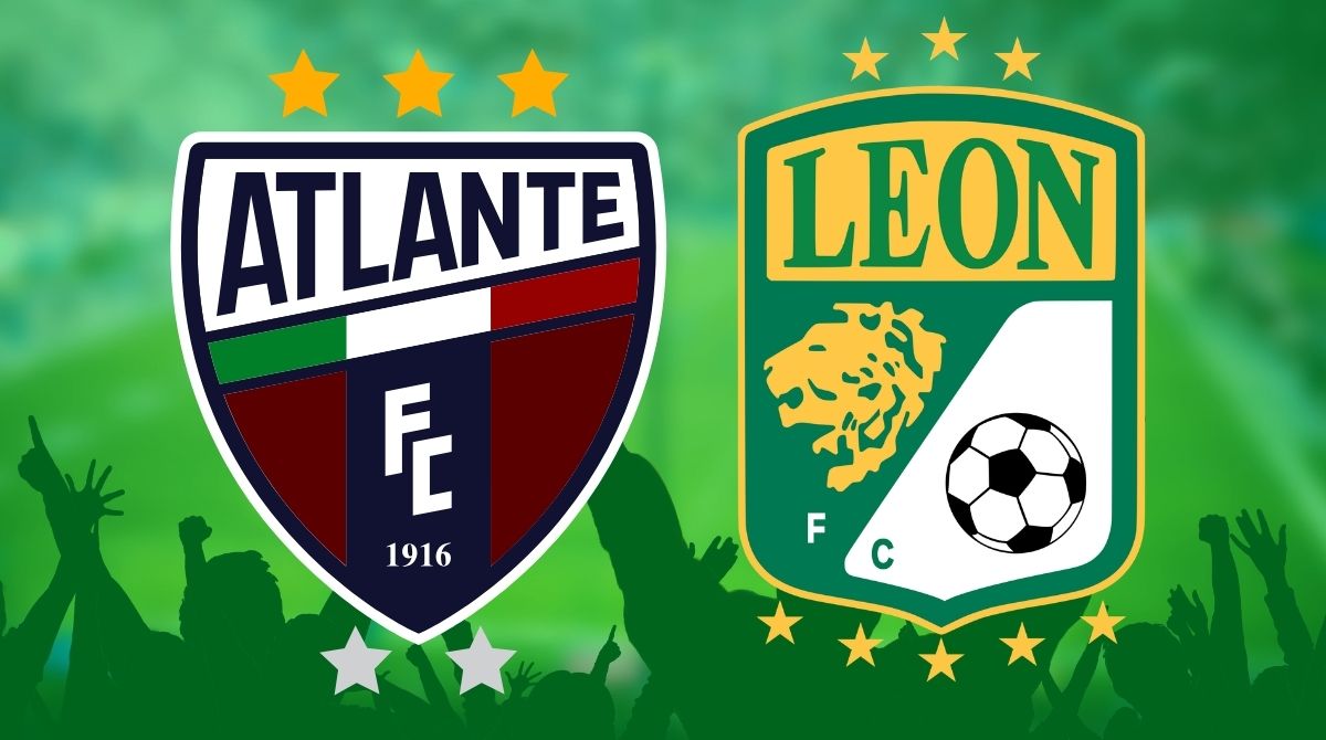 Atlante y León se enfrentan en el Estadio Azteca.