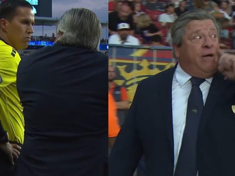 Miguel Herrera es expulsado en Leagues Cup y reclama al silbante Daniel Quintero