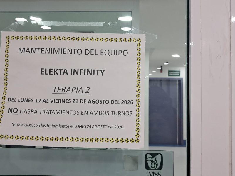 Falla aparato en el IMSS T1 de León y deja a pacientes con cáncer sin radioterapia