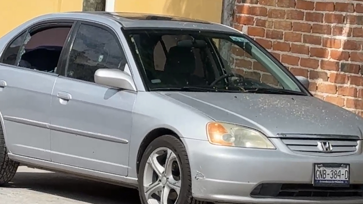Balean vehículo en Acámbaro