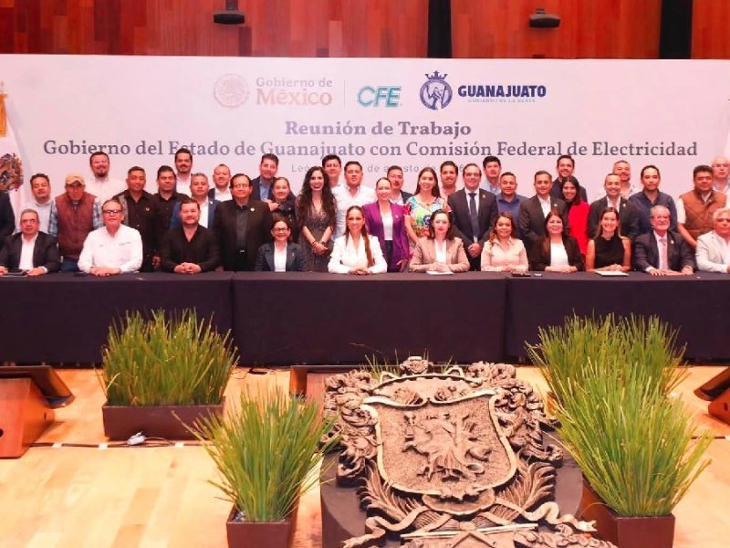 Contempla CFE 396 mdp este año para proyectos en Guanajuato