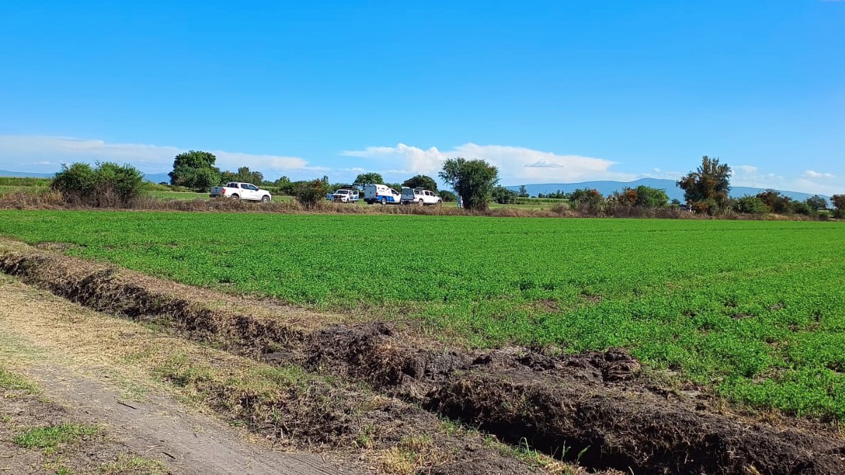 Cadáver semienterrado en San Cayetano