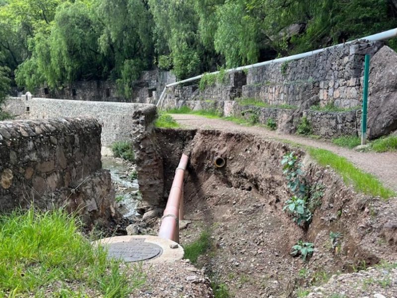 Tras un año del socavón en Antiguo Camino de Marfil, autorizan 3.5 mdp para rehabilitación