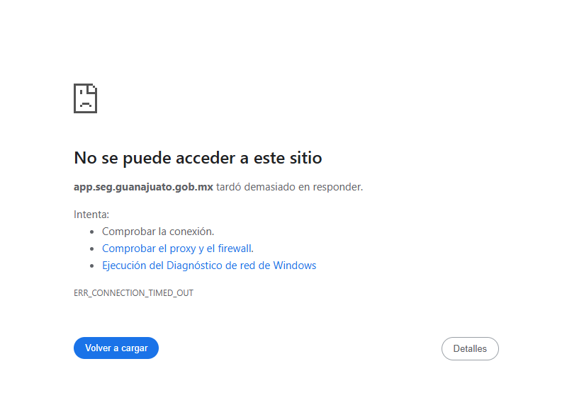 El sitio web de la Secretaría de Educación de Guanajuato