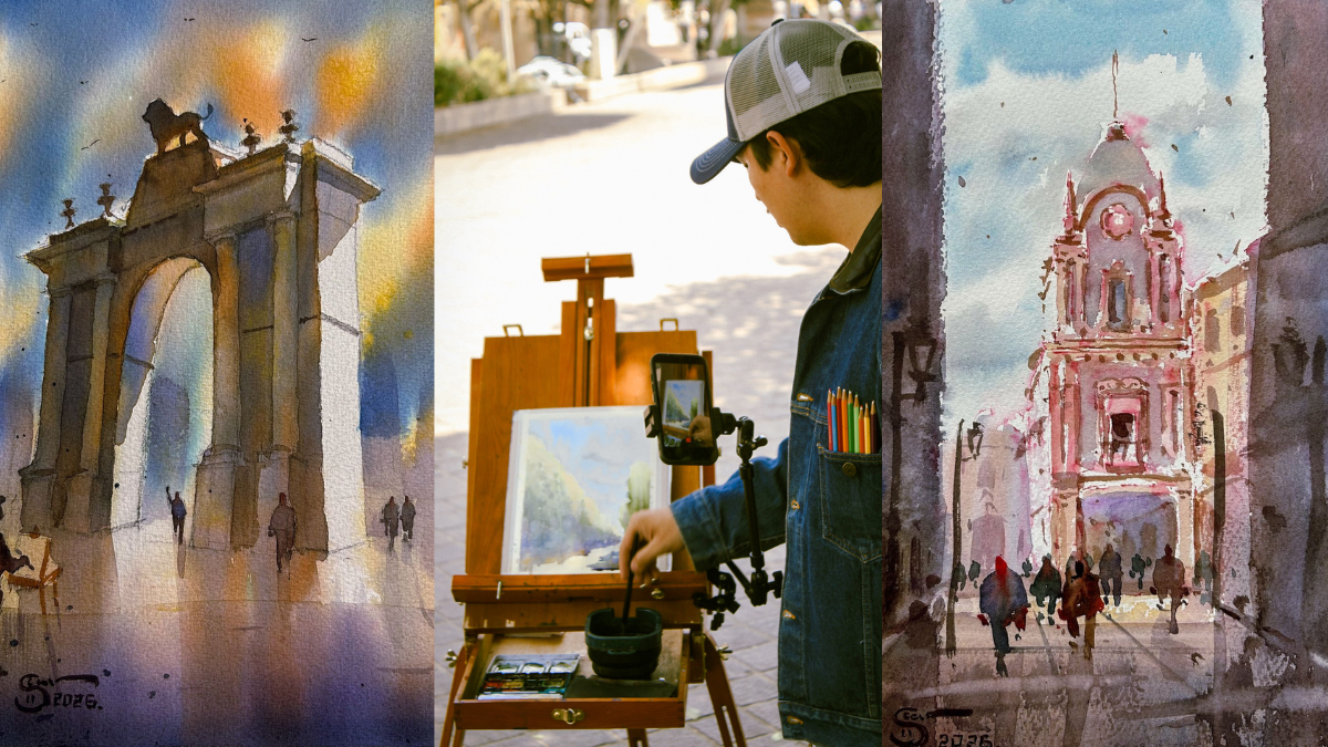 Óscar Watercolor 1