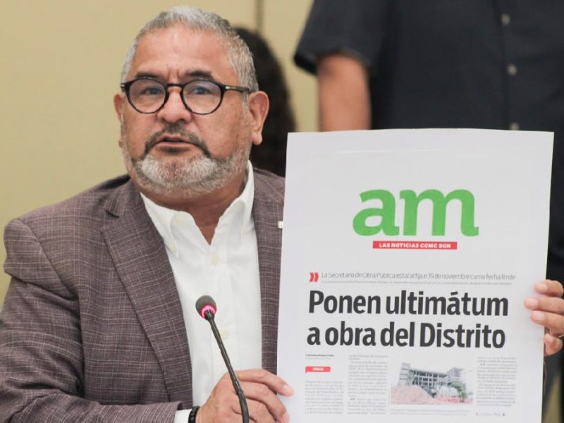Exige diputado de Morena transparencia en gasto del Distrito de Gobierno