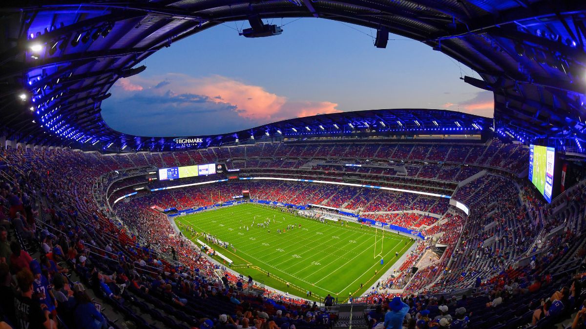 El nuevo estadio de los Bills de Buffalo. AP.