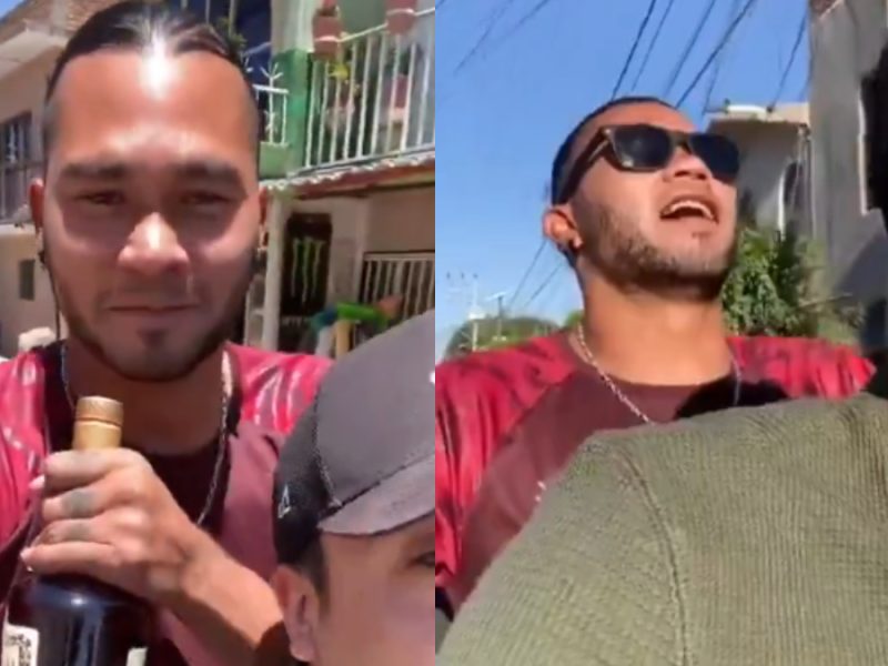 Exhiben a ‘Gullit’ Peña en moto y con botella en mano; ‘Hay que darle a gusto’, dice 