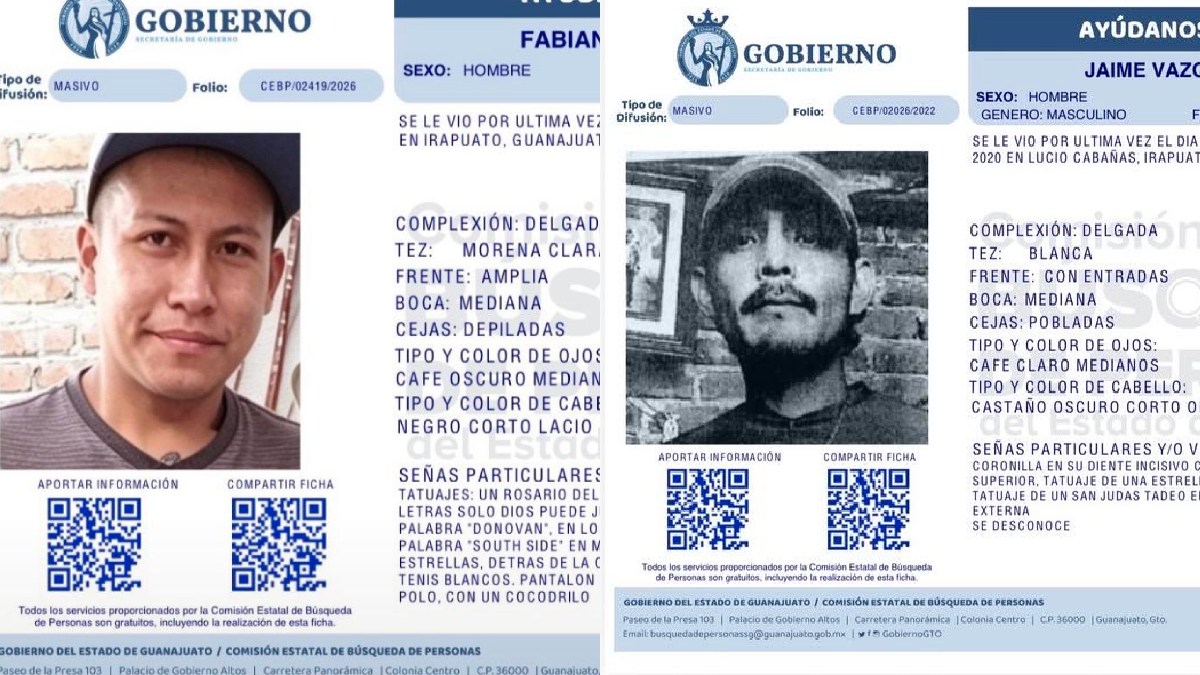 Jaime Fabián desaparecidos Irapuato