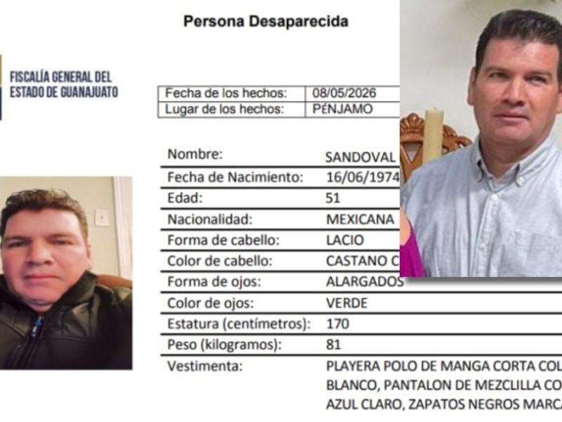 Hallan el auto de Juan Luis Sandoval Hernández, desaparecido entre Guanajuato y La Piedad
