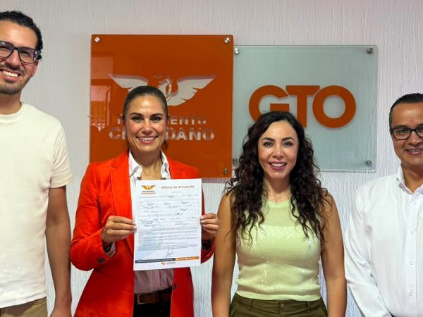 Alejandra Gutiérrez formaliza su registro como militante de Movimiento Ciudadano