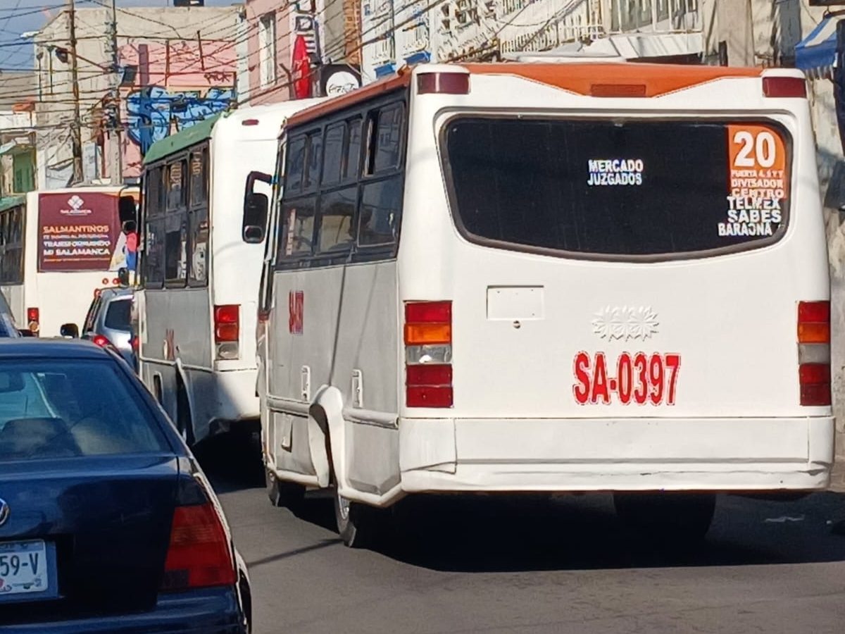 Transporte público en Salamanca en crisis: Pierden ocho rutas y van por reestructura