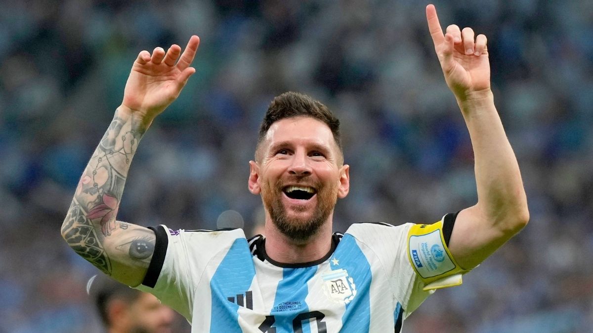 Leo Messi con la selección Argentina. AP.