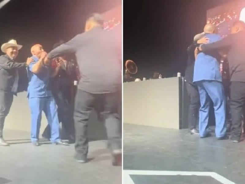 Lupillo Rivera es captado pasado de copas durante concierto, tras truene con Taína Pimentel