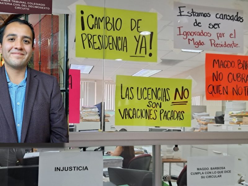 Niega Magistrado favorecer a empleada de tribunal federal por licencias médicas