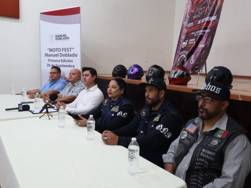 Manuel Doblado alista el primer MotoFest con rodada regional 