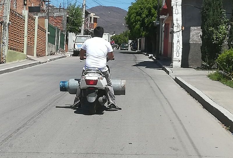 Motociclistas en el sur de Guanajuato