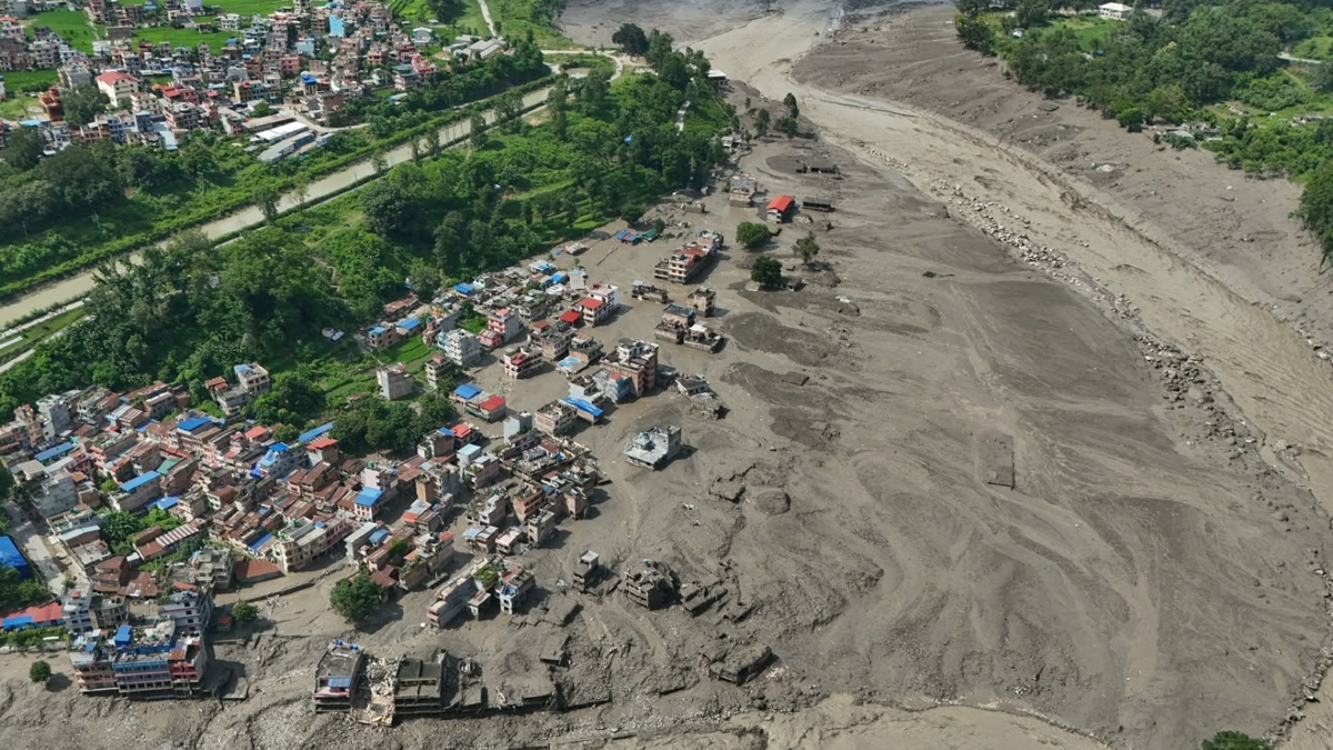 Nepal inundación