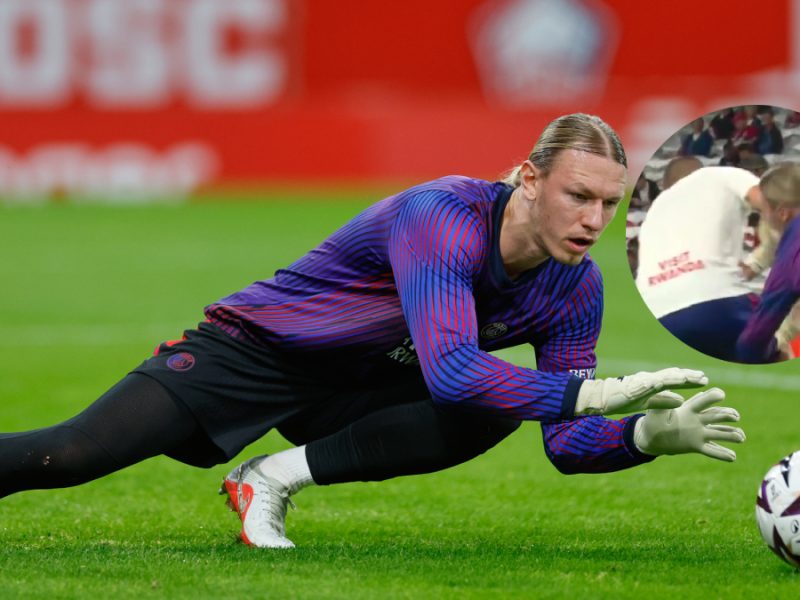 Portero Matvey Safonov sufrió fuerte golpe en la cara durante calentamiento, pero pudo jugar