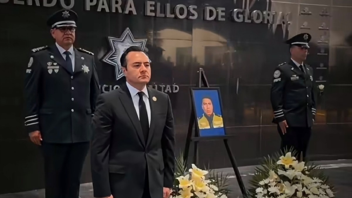 Policía estatal caído en Pénjamo