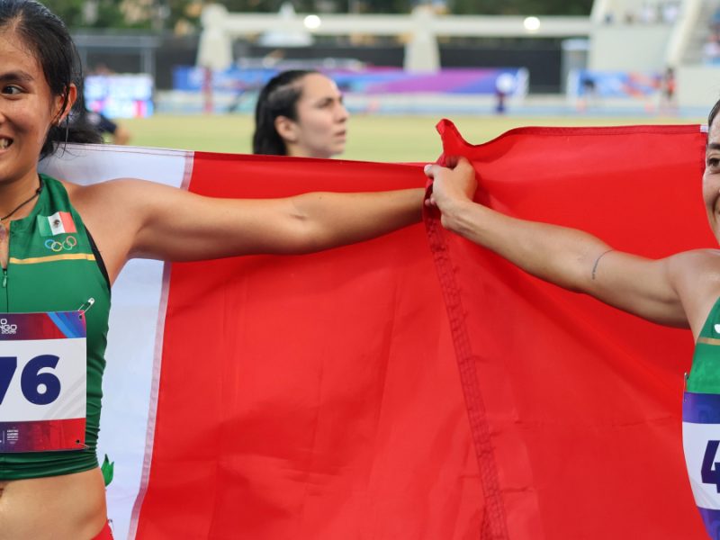 Guanajuatenses Sabrina Salcedo y Arian Chía ganan medallas en atletismo en los Juegos Centroamericanos