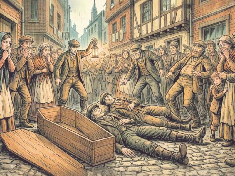 Tres cadáveres rodaron por una calle del Centro de León