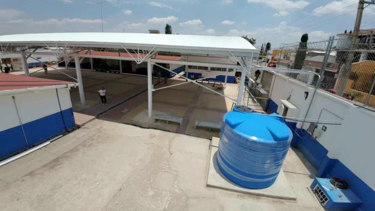 Telesecundaria de León cosechará agua de lluvia