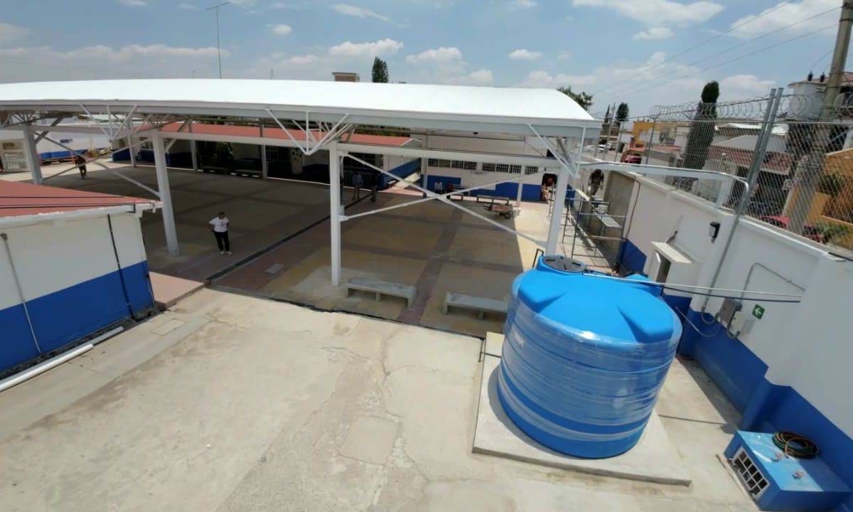 Telesecundaria de León cosechará agua de lluvia
