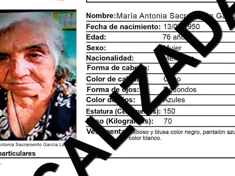 Hallan sin vida a María Antonia en Valle de Santiago tras tres semanas