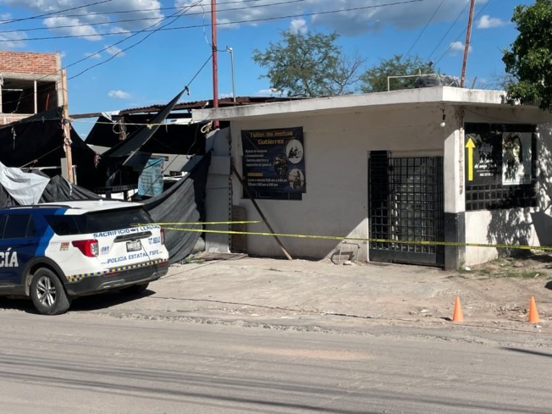 Hieren de gravedad a mecánico en taller de motocicletas en Irapuato