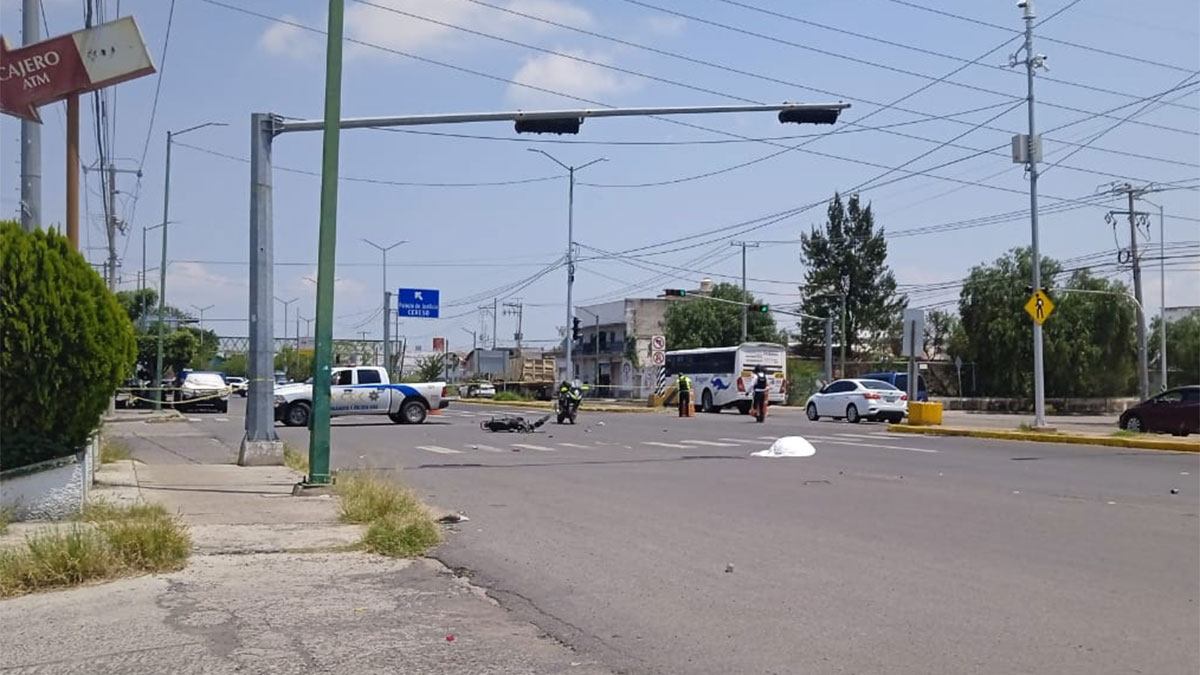 accidente Celaya motociclista