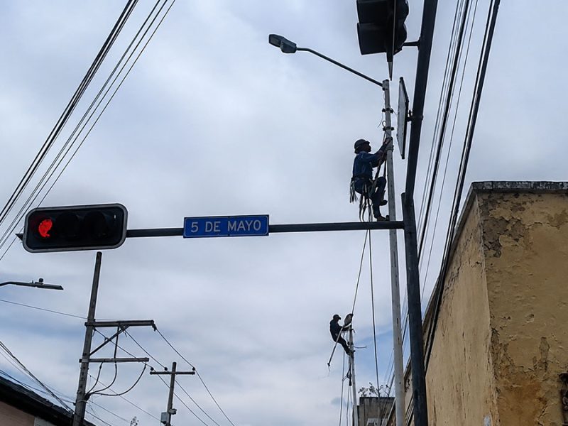 Fallas en alumbrado de Celaya desatan desacuerdo entre Municipio y Estado