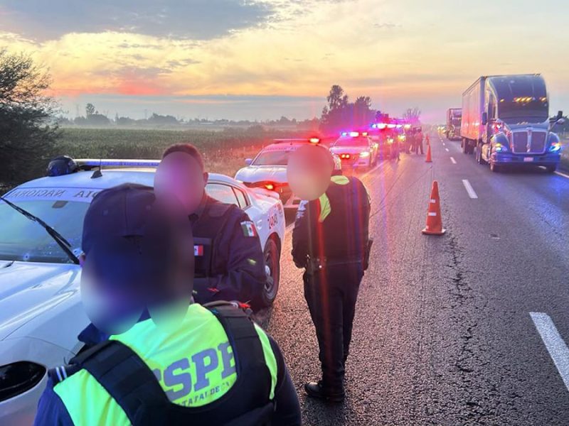 Balacera en autopista Apaseo el Grande-Celaya: Guardia Nacional frustra atraco a tráiler