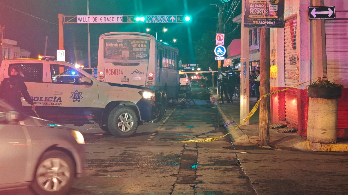 ciclista arrollado en Celaya
