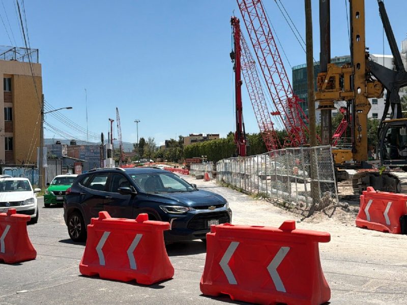 Cierran otro tramo de avenida Ferrocarril Central por avance de obras del tren