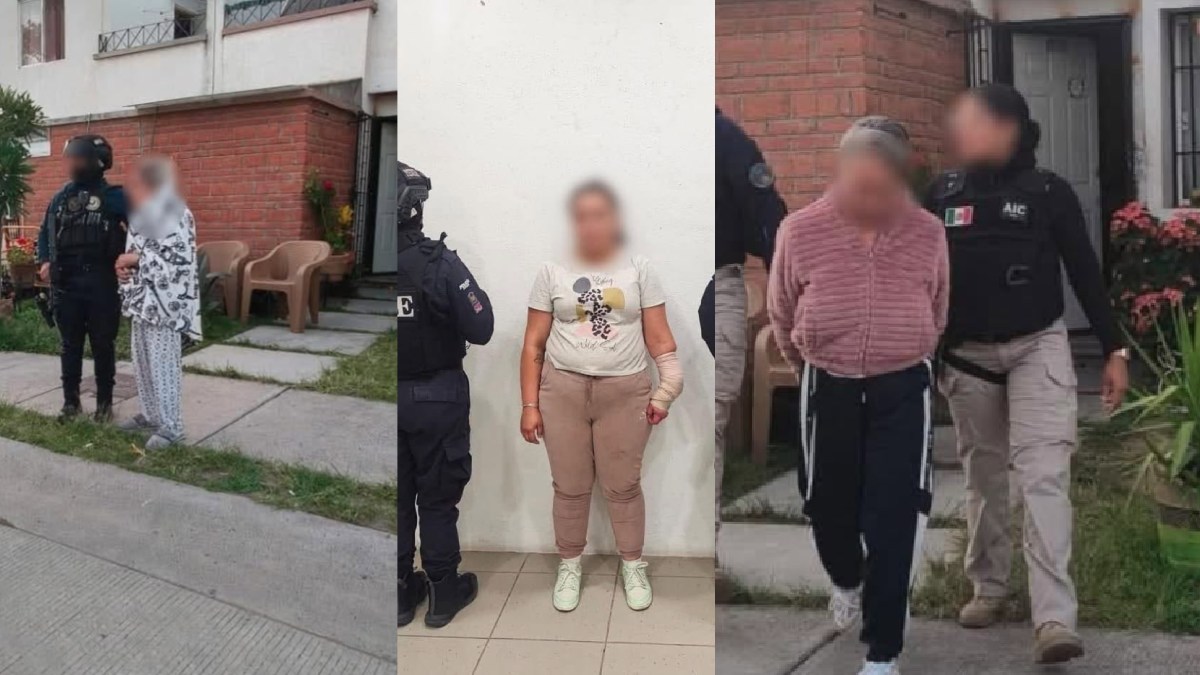 detienen mujeres droga