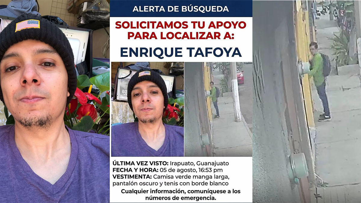 Irapuato Enrique Tafoya desaparecido