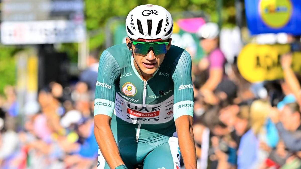 Isaac del Toro a un paso del título del Tour de Alemania; amplía su ventaja como líder . Foto: UAE Team Emirates.