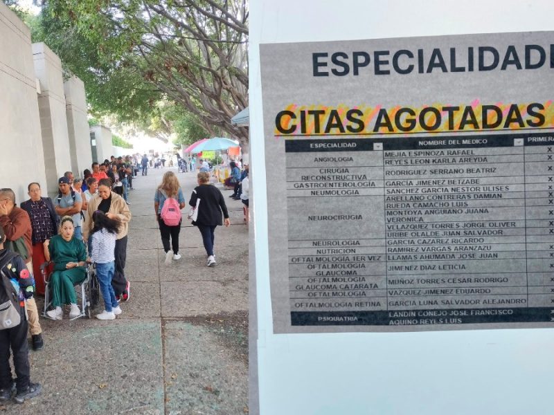 Saturado el Issste León: Hacen filas de horas y no hay citas de especialidad para 2026