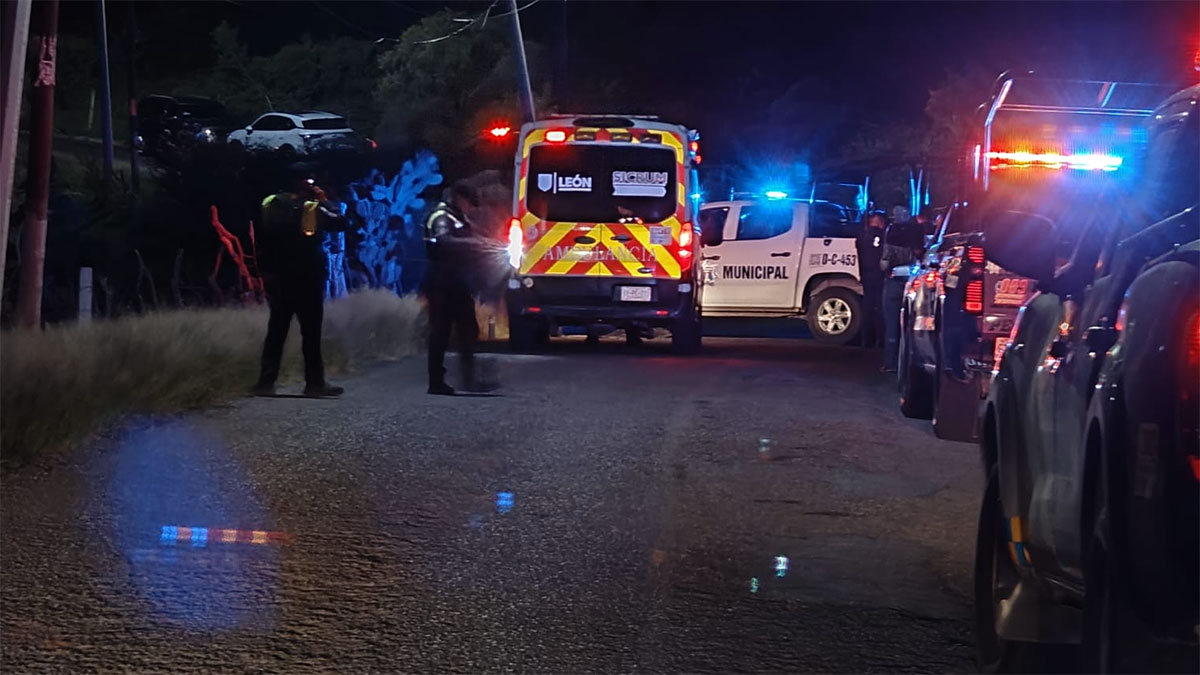 León accidente Hacienda Arriba