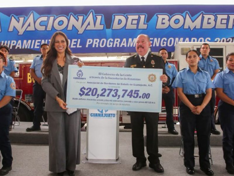 Bomberos de Guanajuato piden a Libia García aumentar recurso asignado por refrendo