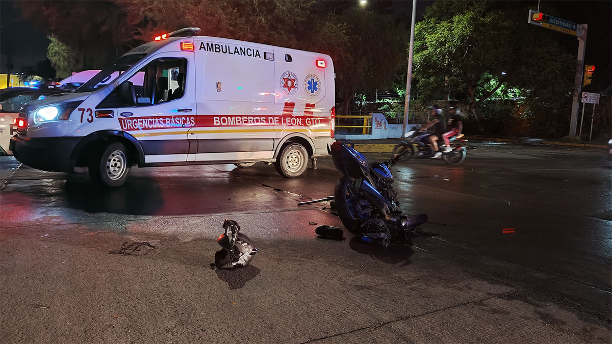accidente León bulevar Delta