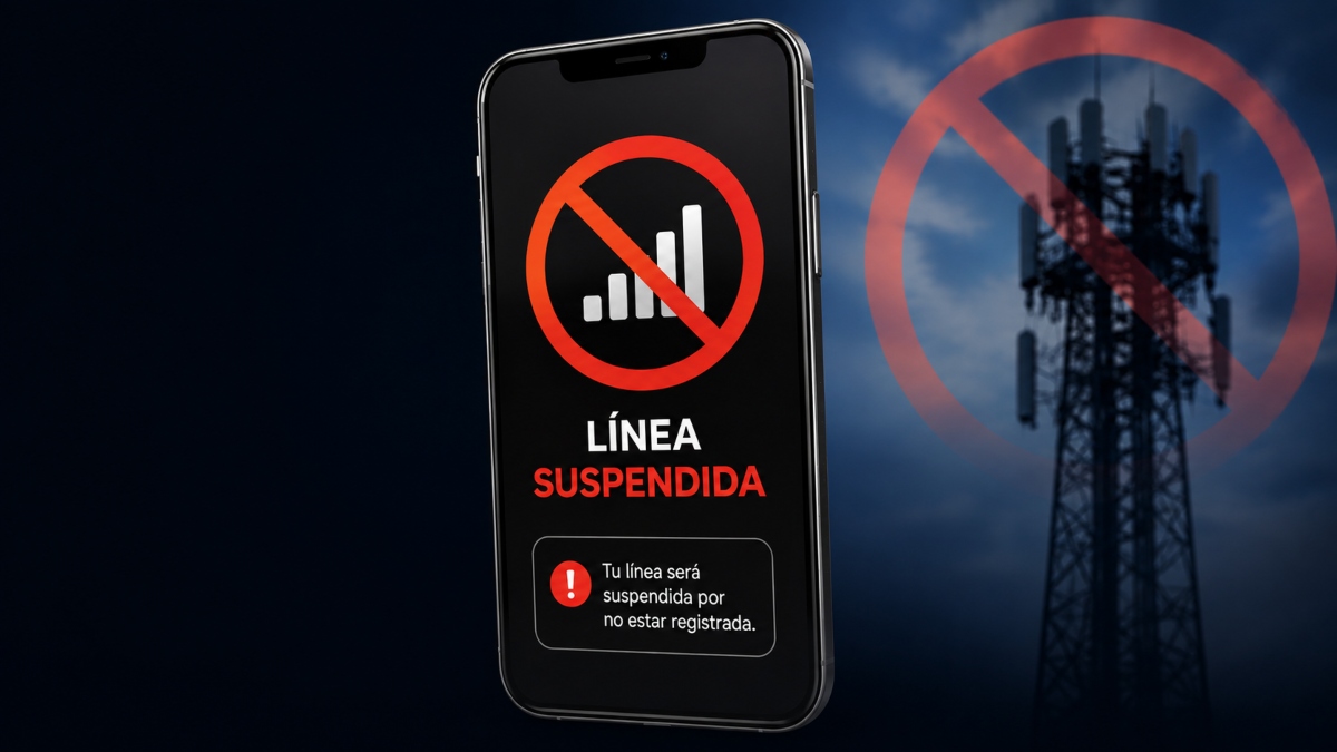 líneas sin registrar